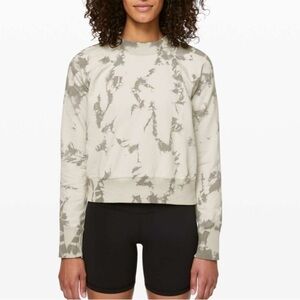 Lululemon Ready to Roll Crew - Shibori Dove Grey Cement Grey